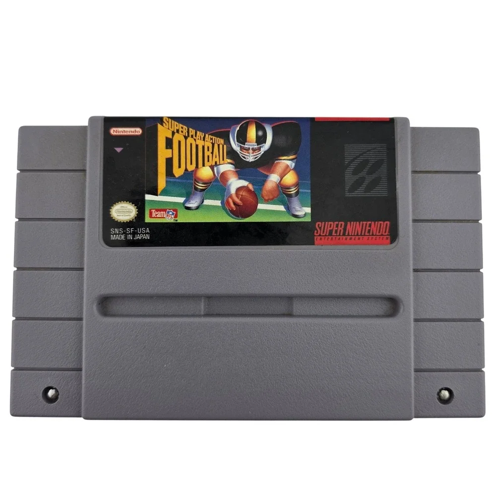 Super Play Action Football SNES Super Nintendo Cartridge Authentic NOT TESTED‎